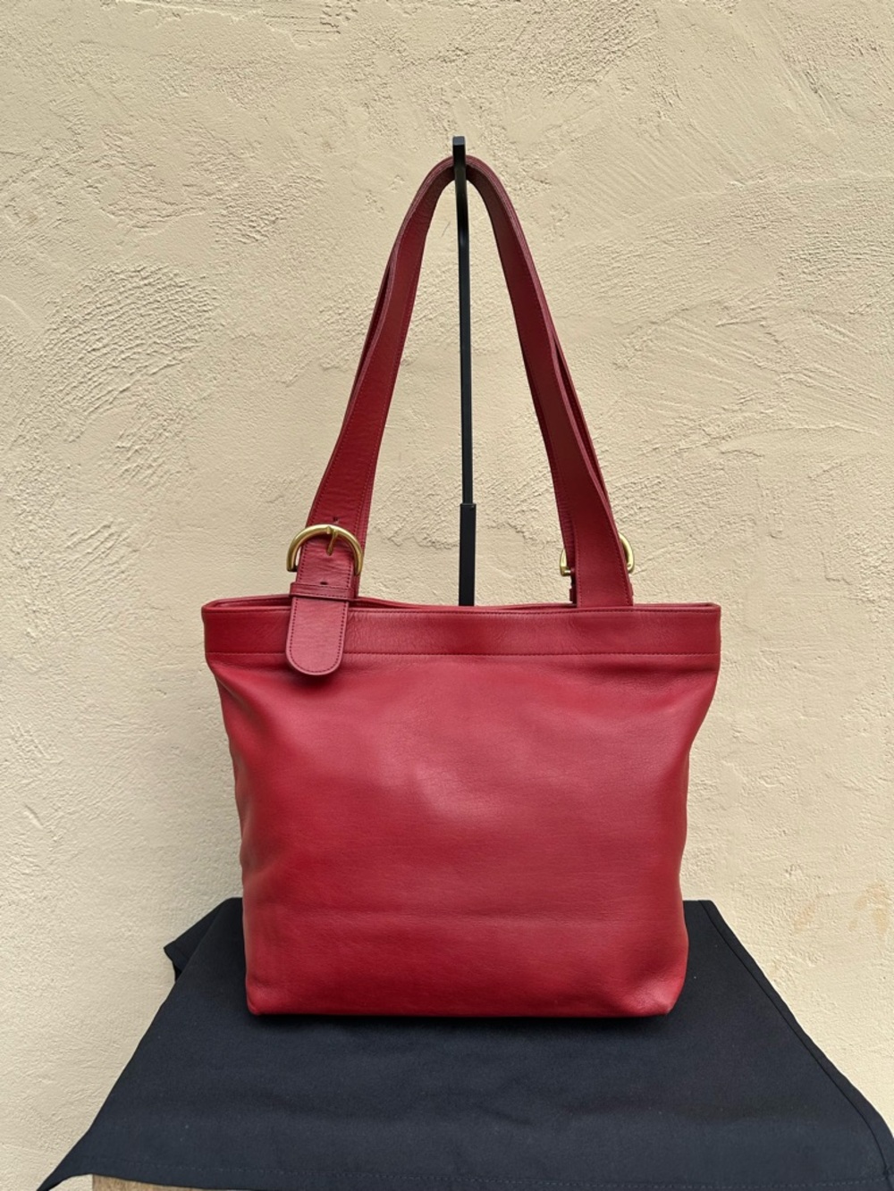 🦀Vintage Coach Red Lafayette Tote Bag 4140 🦀 - Picture 2 of 7
